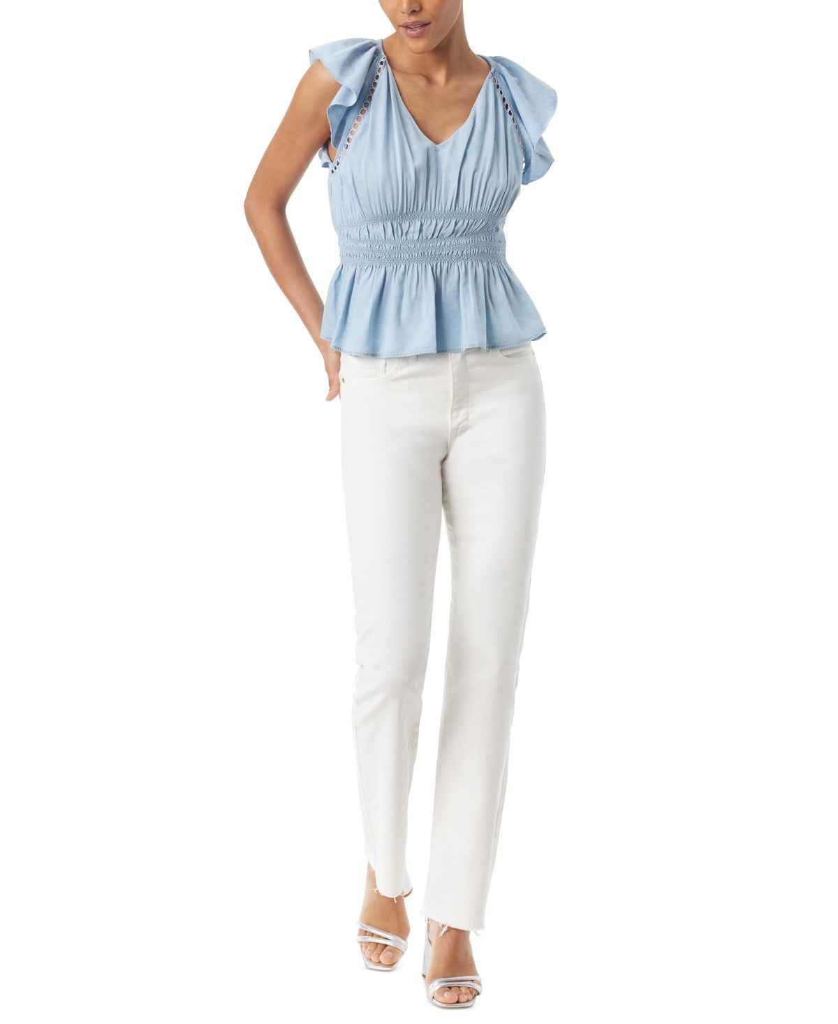 Sam Edelman Size S Blue New Blouse SS by Sweet Repeats