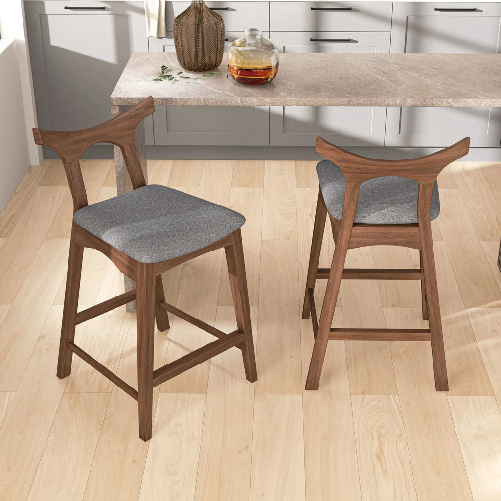 Hester - Upholstered, Square Bar Chair (Set of 2) by Unique Piece Furniture