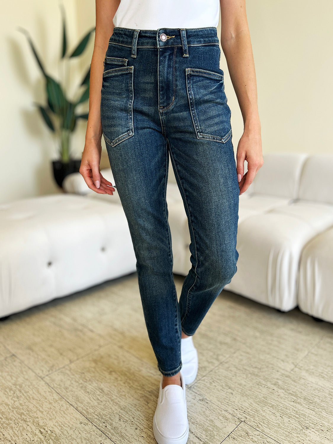 Judy Blue Full Size High Waist Skinny Jeans by Wild and Free Boutique