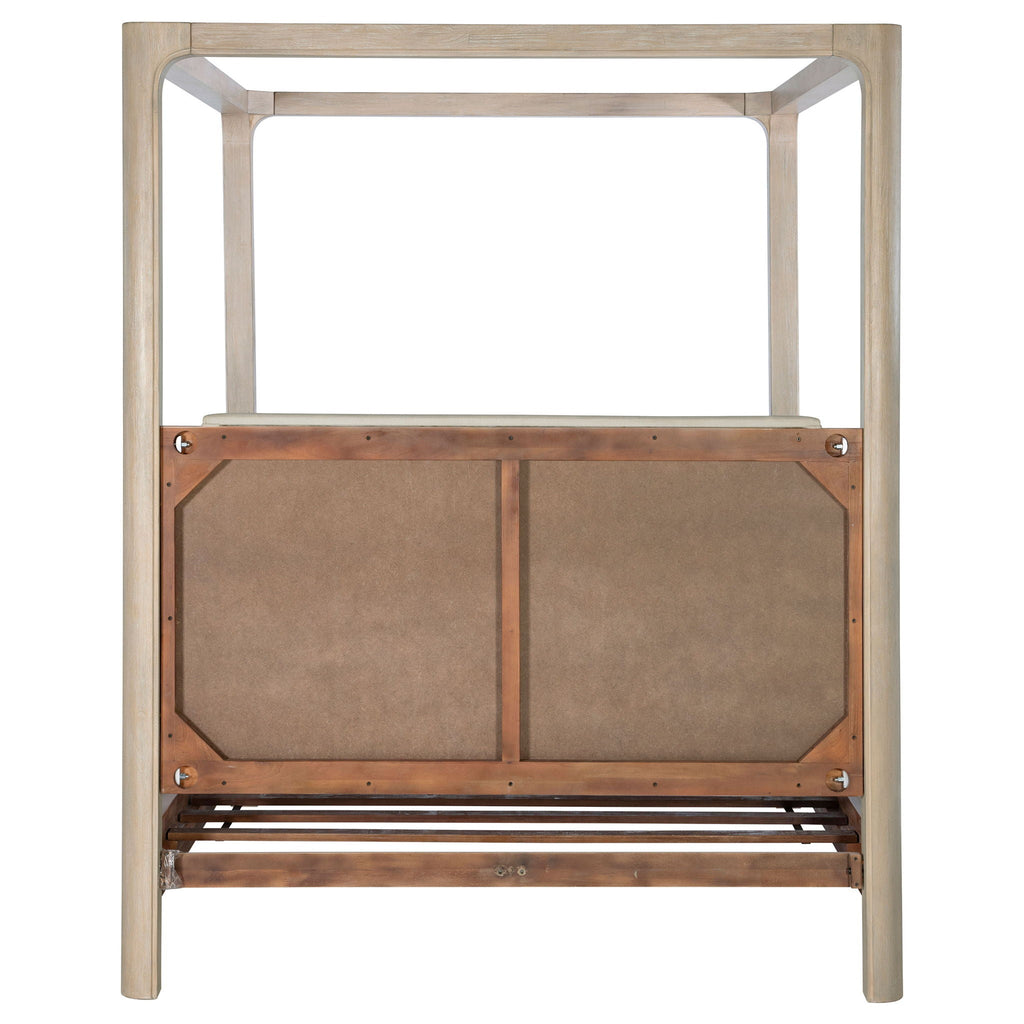 Solano 85-inch Eastern King Canopy Bed Weathered Mango by Unique Piece Furniture