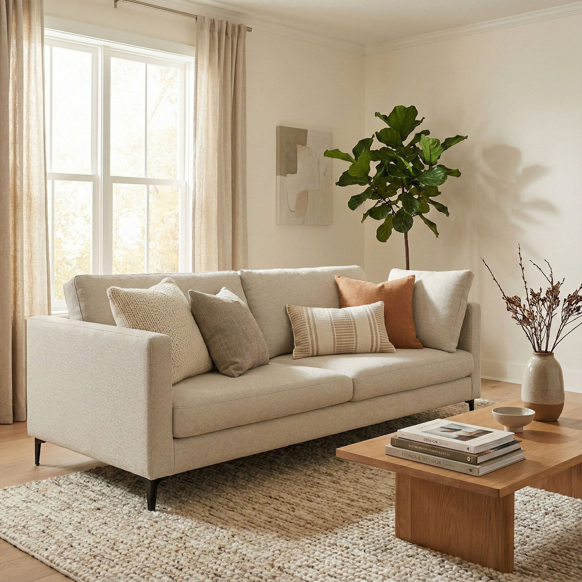 Ava - Mid Century Sofa, Upholstered by Unique Piece Furniture