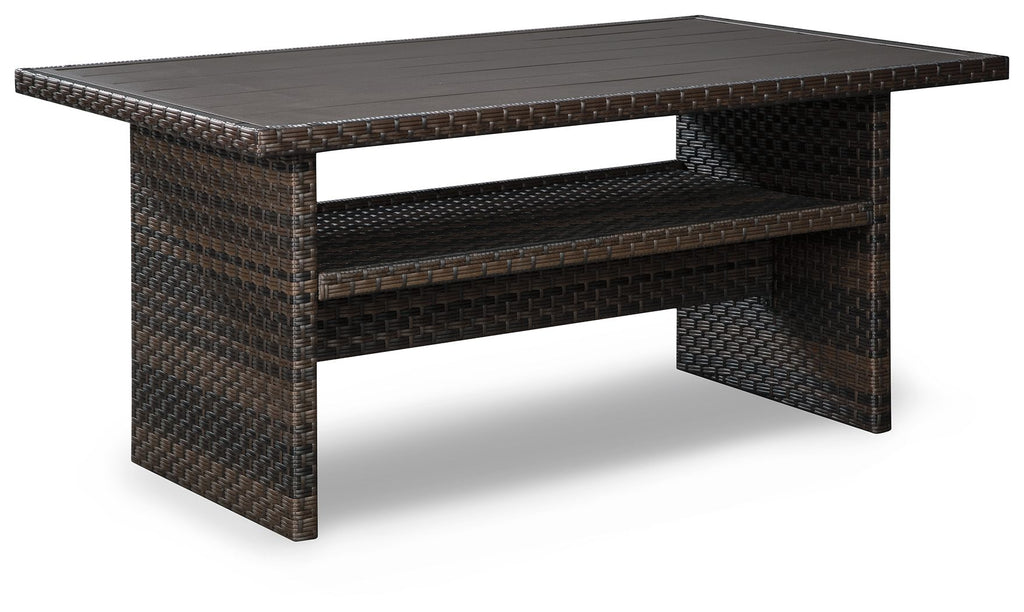 Easy Isle - RECT Multi-Use Table - Dark Brown / Beige by Unique Piece Furniture