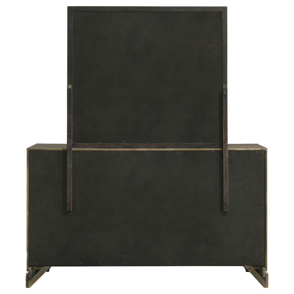 Gran Park 6-drawer Dresser and Mirror Dark Cocoa by Unique Piece Furniture