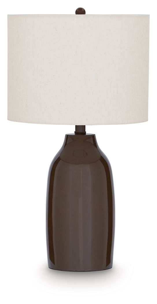 Jyler - Terracotta Table Lamp - Brown by Unique Piece Furniture
