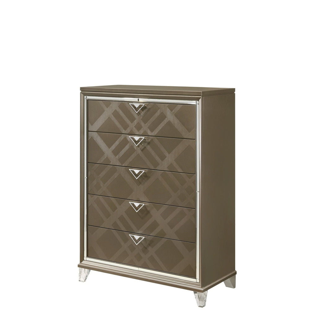 Skylar - Chest - Champagne by Unique Piece Furniture