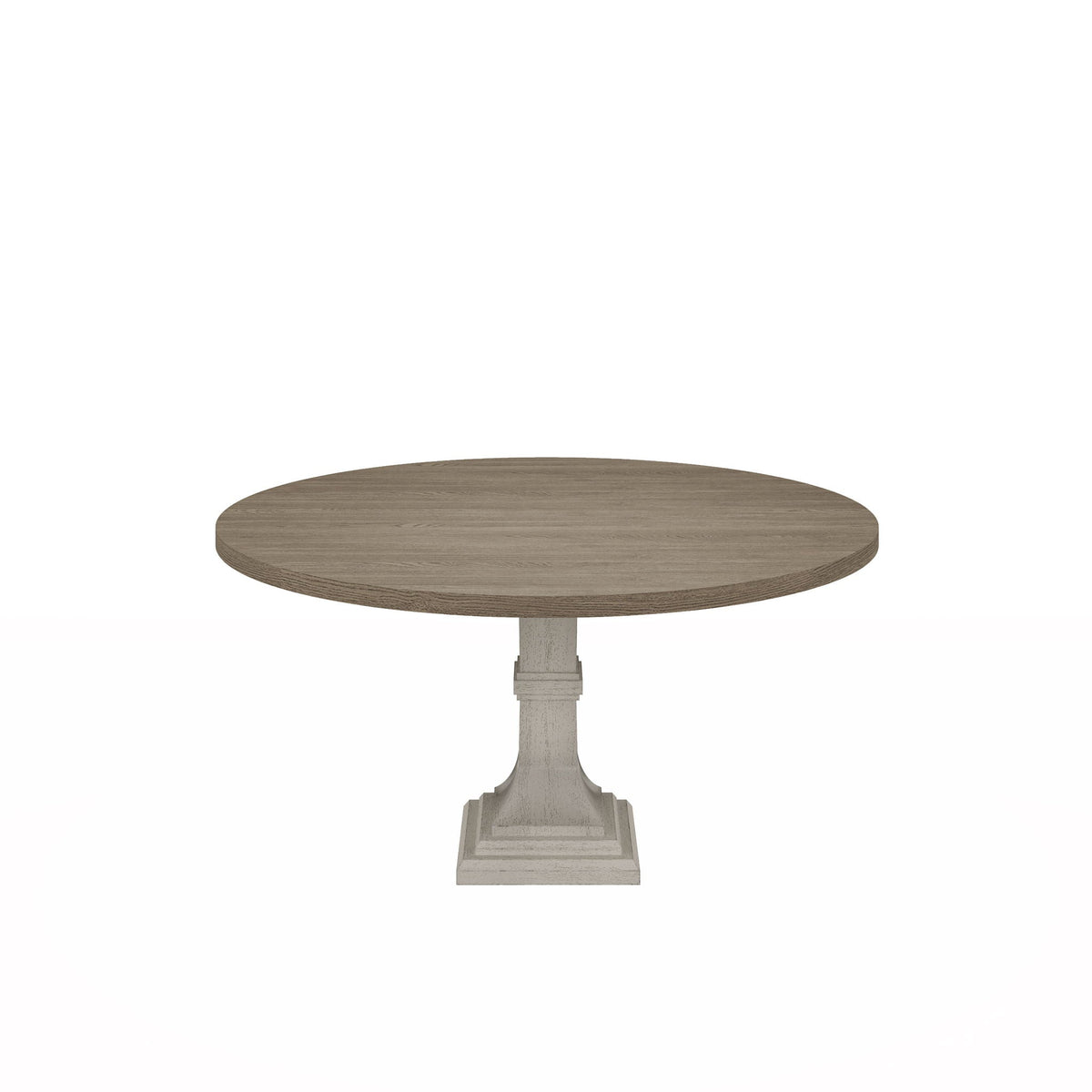 Tannen - Round Dining Table - White And Gray by Unique Piece Furniture