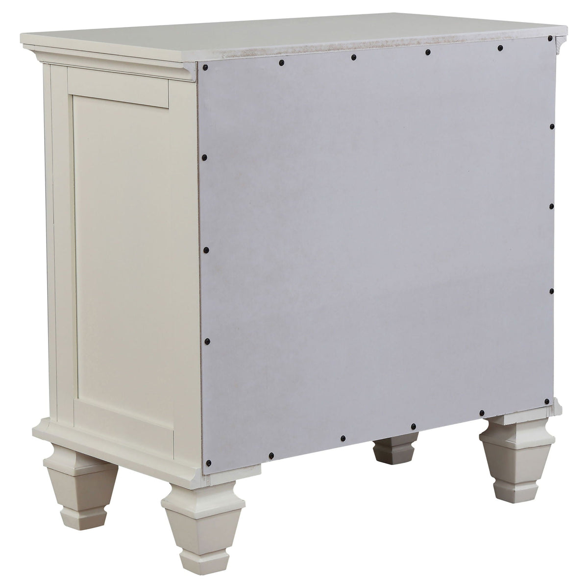 Sandy Beach 3-drawer Nightstand Cream White by Unique Piece Furniture