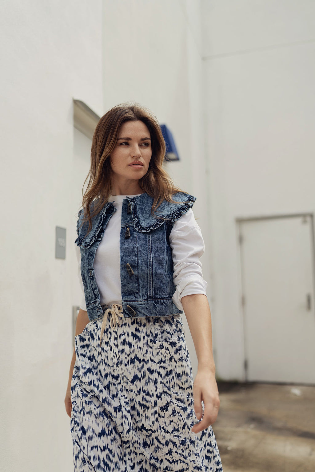 DENIM VEST by profile-nyc