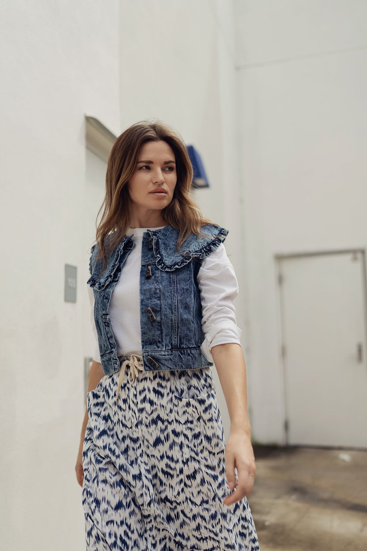 DENIM VEST by profile-nyc