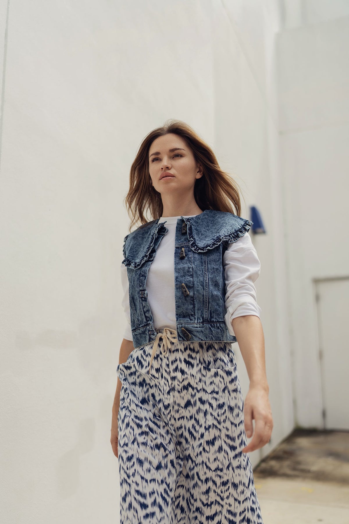 DENIM VEST by profile-nyc