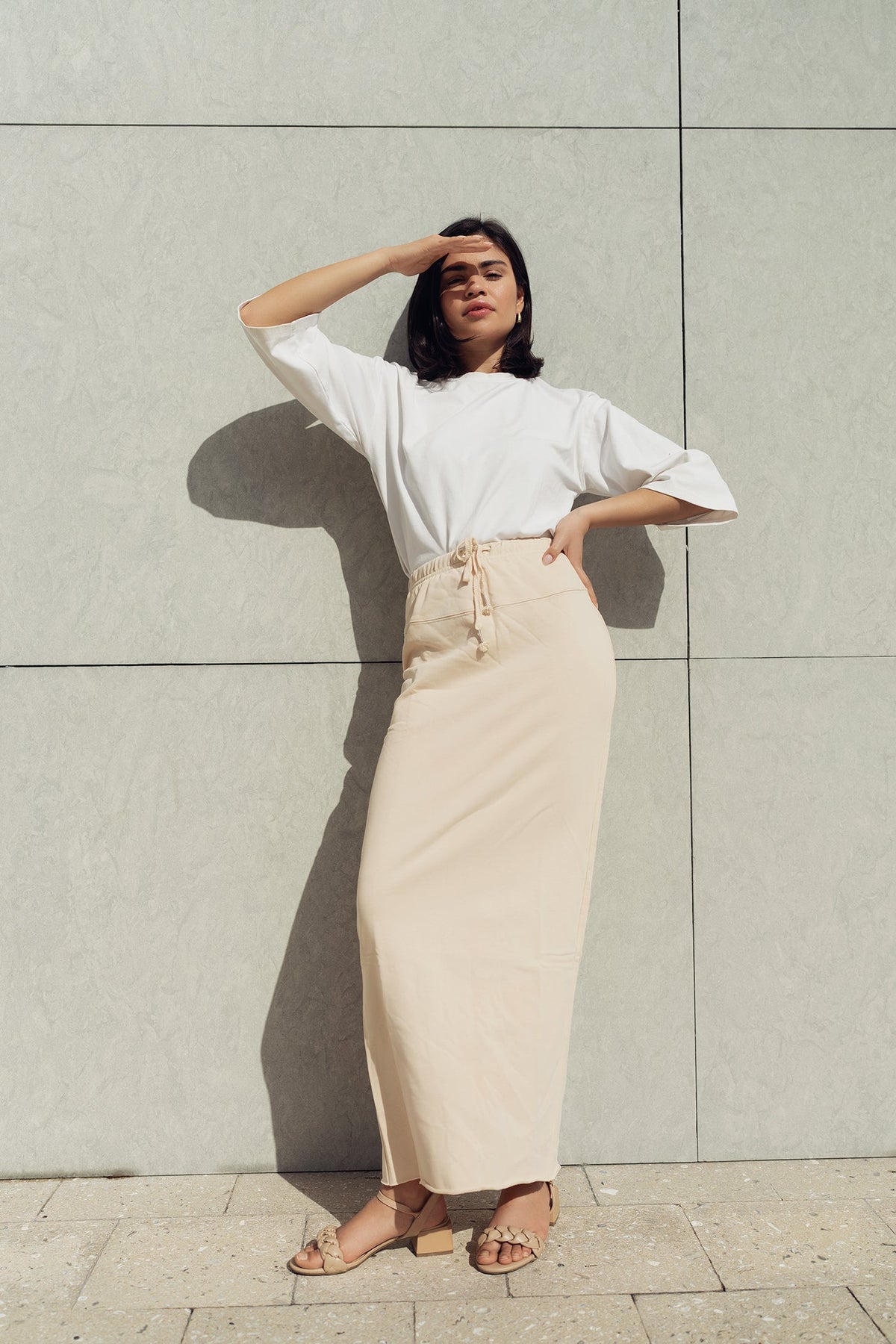 STRAIGHT JERSEY SKIRT by profile-nyc