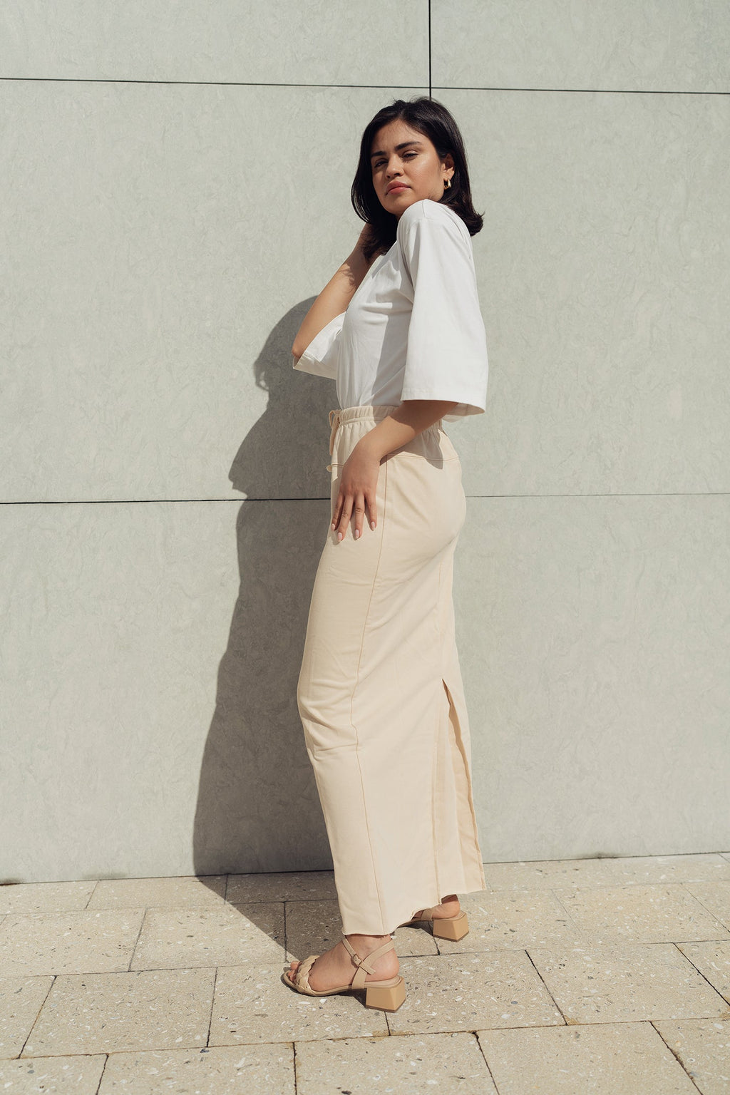 STRAIGHT JERSEY SKIRT by profile-nyc