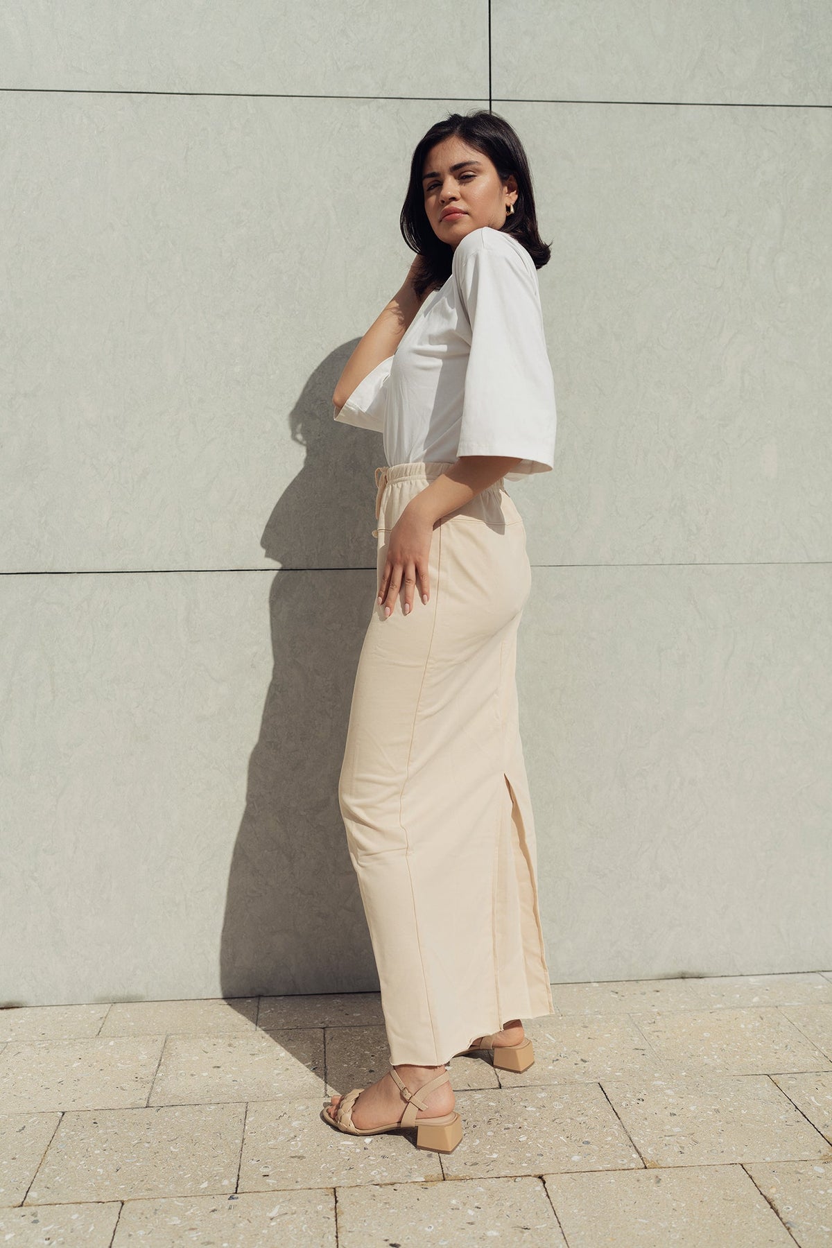 STRAIGHT JERSEY SKIRT by profile-nyc