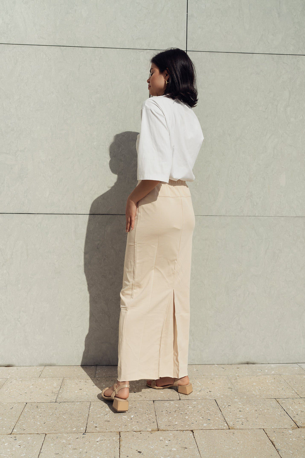 STRAIGHT JERSEY SKIRT by profile-nyc