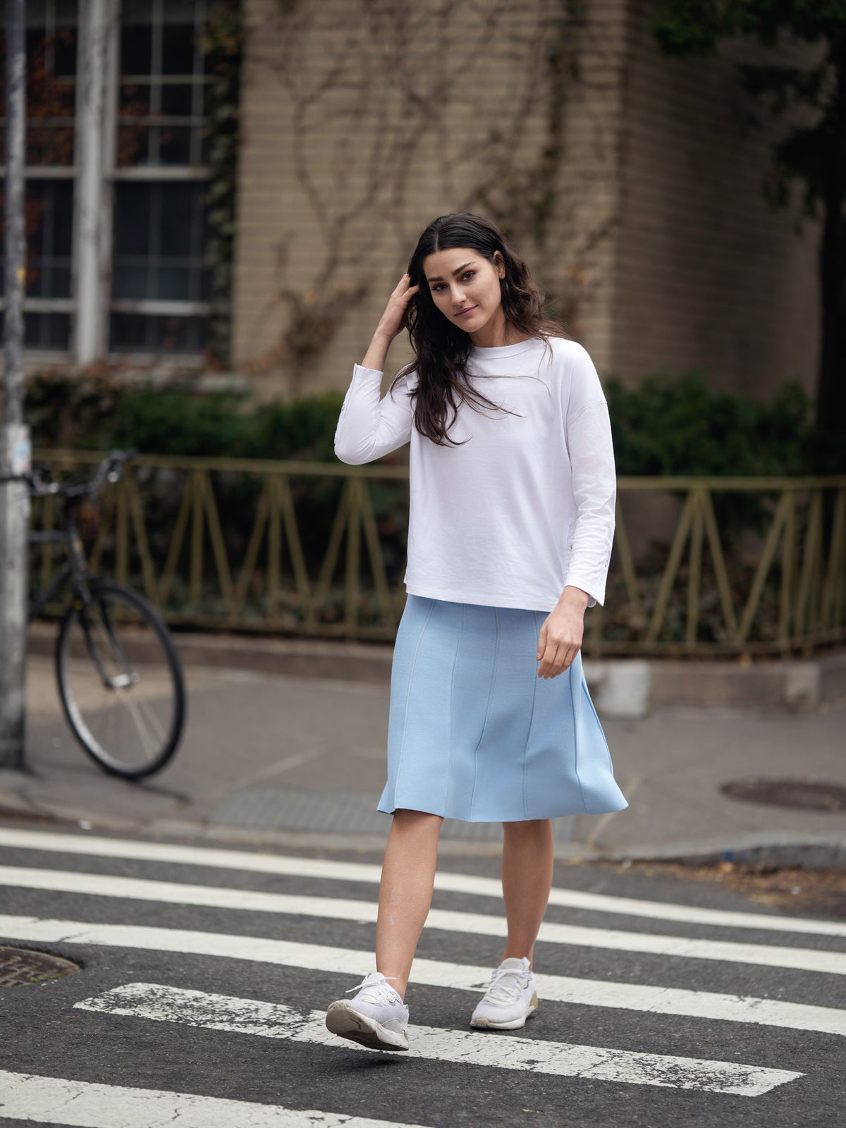 KNIT SEAM SKIRT by profile-nyc