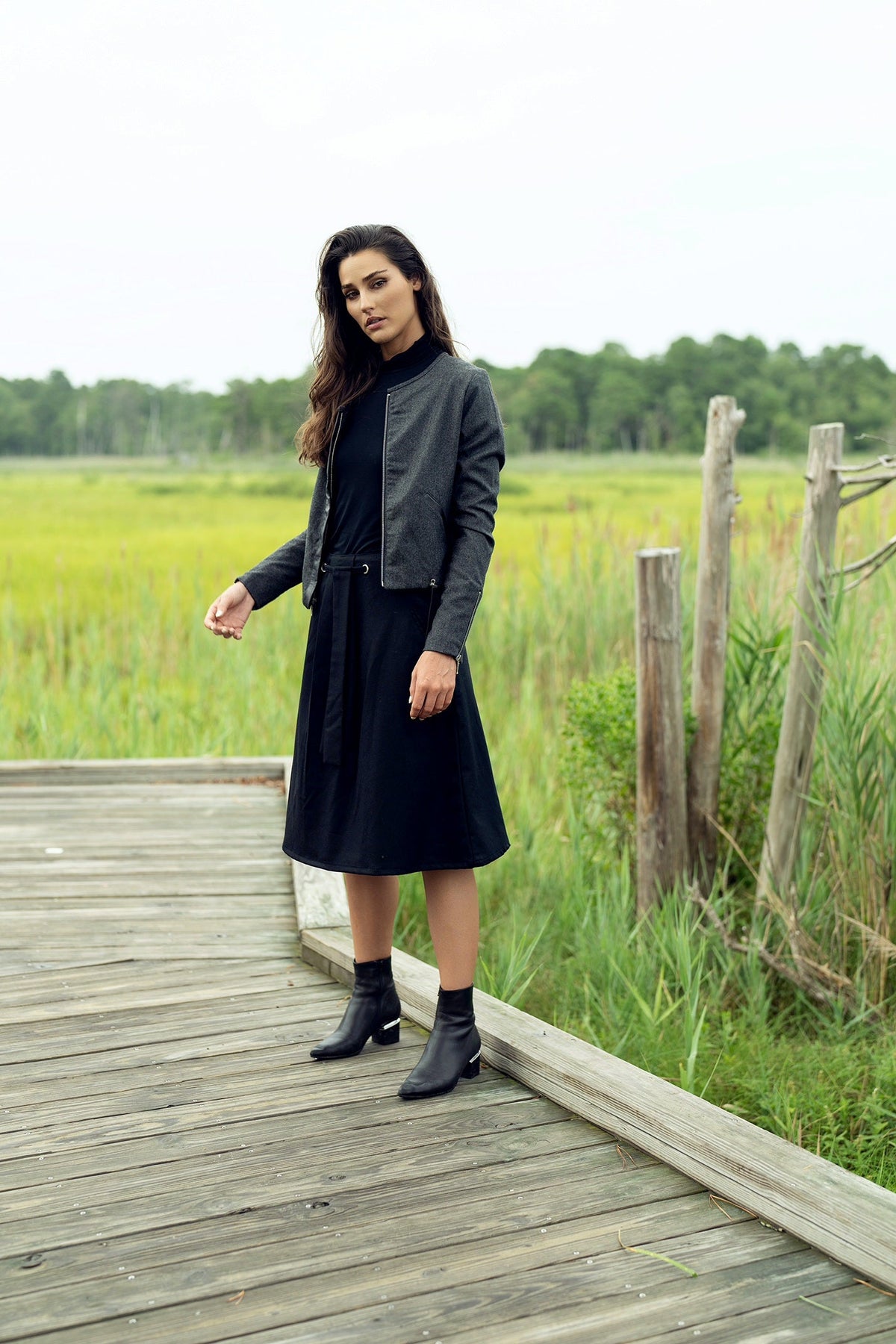 WOOL & LEATHER JACKET by profile-nyc
