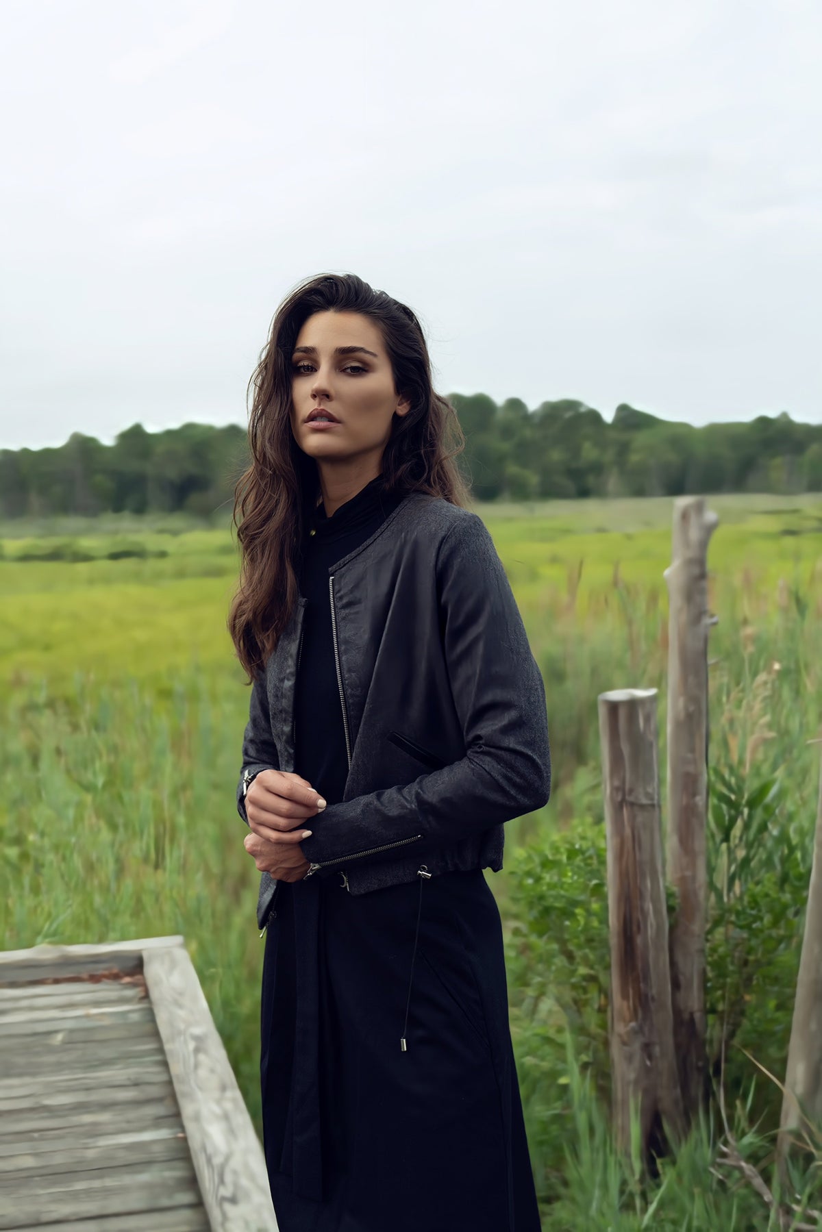 WOOL & LEATHER JACKET by profile-nyc