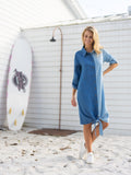 COMBO TENCEL DRESS by profile-nyc