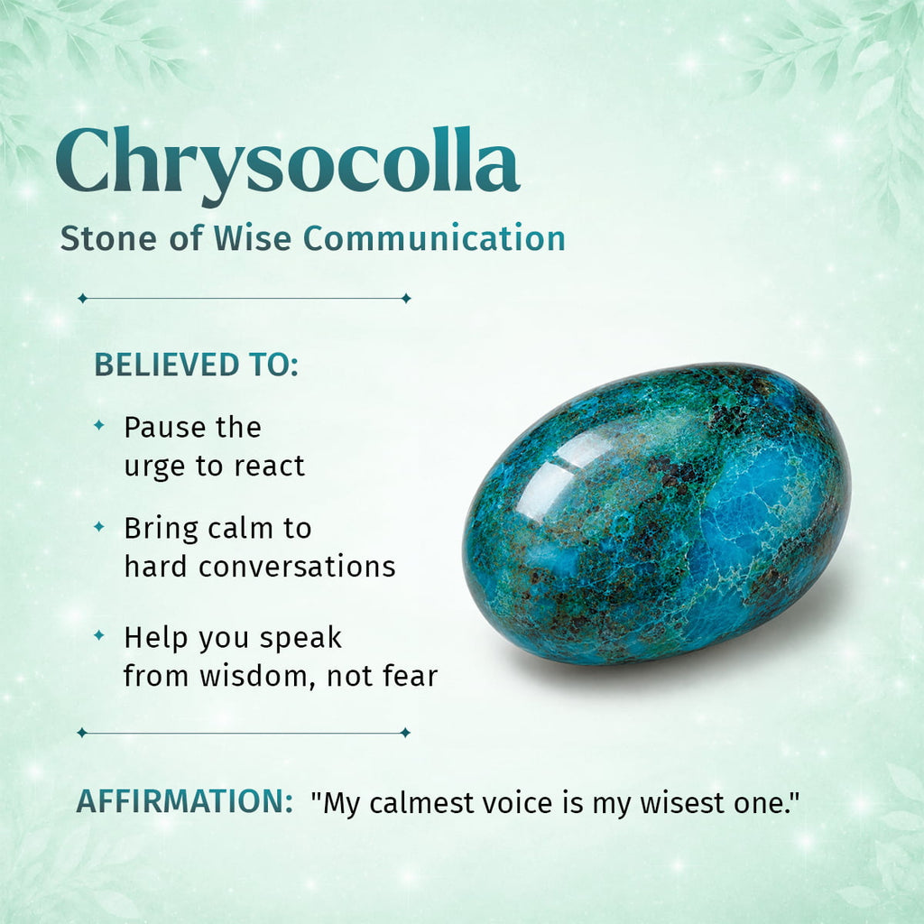 Cleopatra’s Wise Stone - Rare Peruvian Chrysocolla Bracelet by Conscious Items