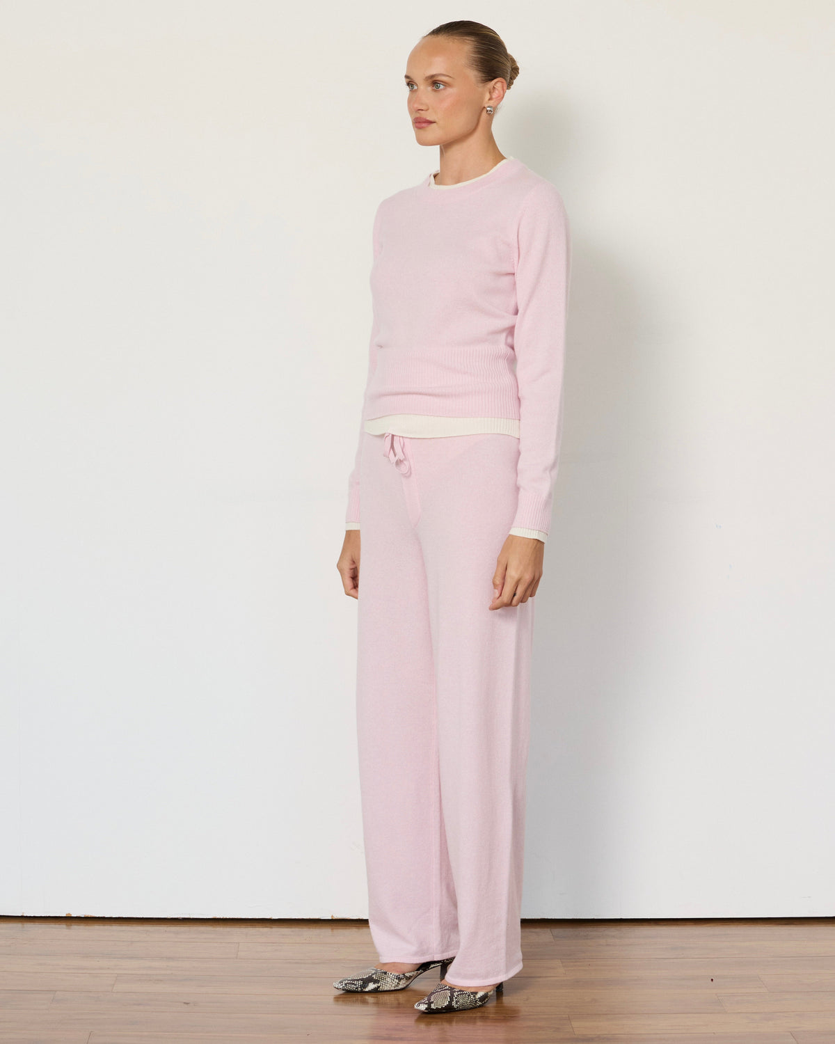 Tove Layered Cashmere Crewneck by Artless Forever