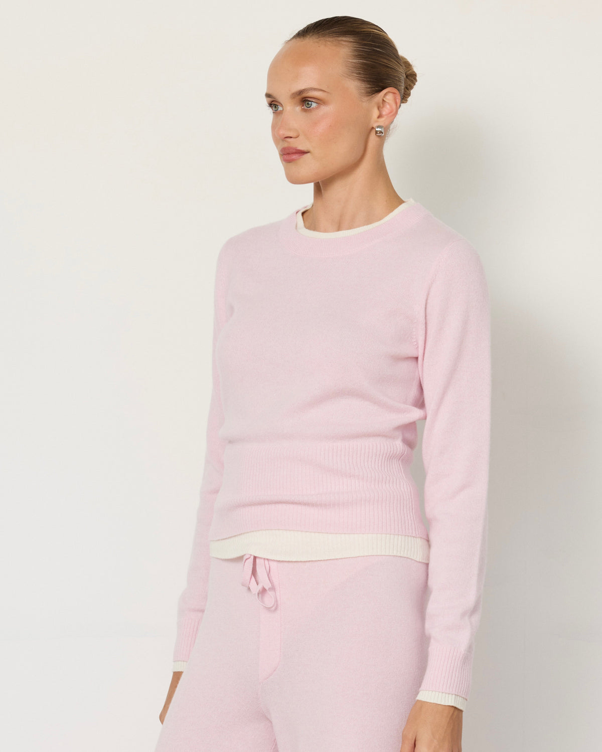 Tove Layered Cashmere Crewneck by Artless Forever