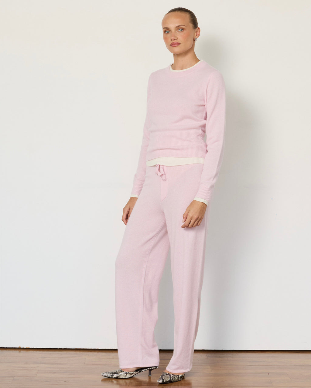 Tove Layered Cashmere Crewneck by Artless Forever