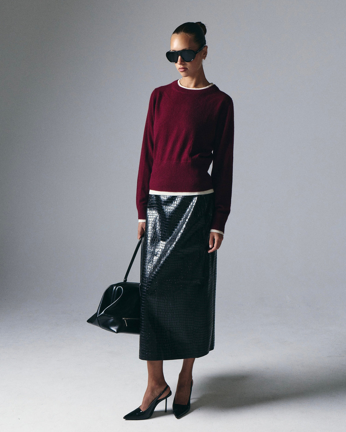 Tove Layered Cashmere Crewneck by Artless Forever