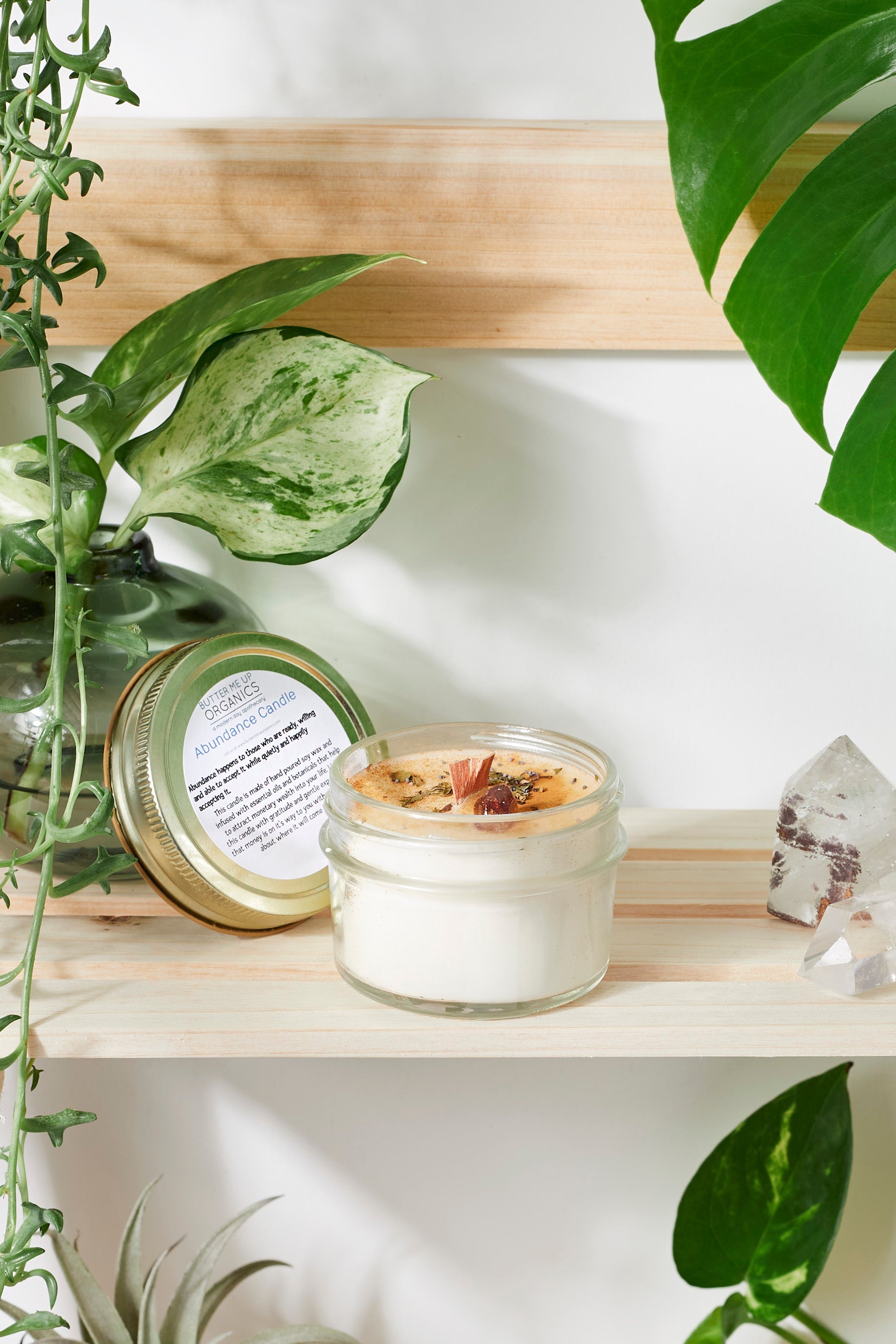 Abundance Candle / Ritual Candle / Intention Candle / Hand Poured by White Smokey