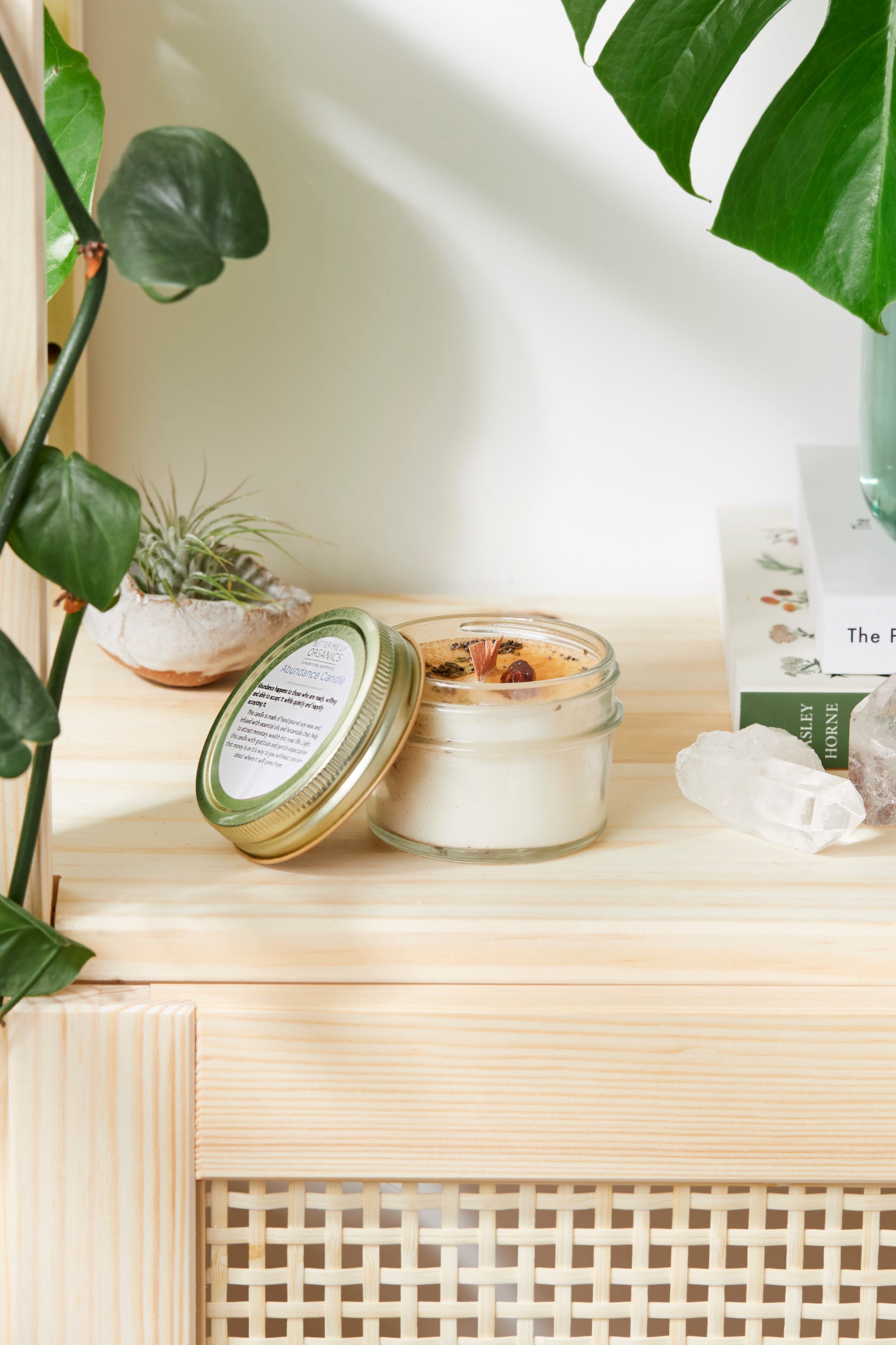 Abundance Candle / Ritual Candle / Intention Candle / Hand Poured by White Smokey