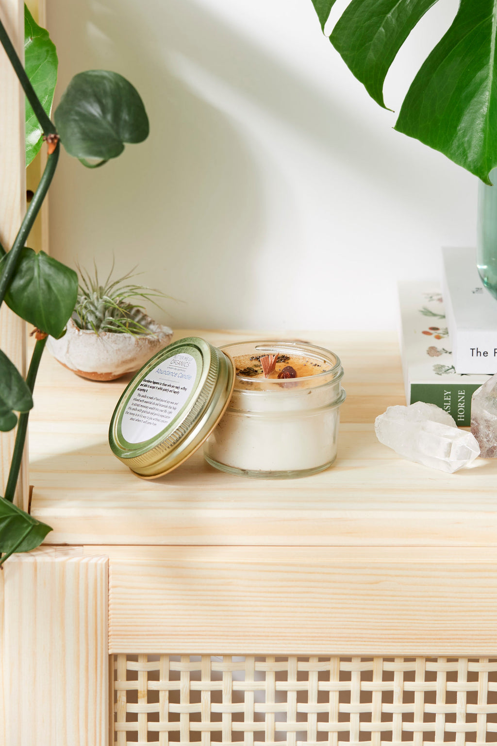Abundance Candle / Ritual Candle / Intention Candle / Hand Poured by White Smokey