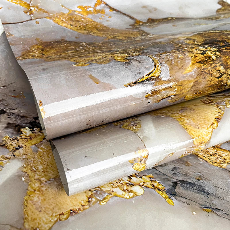 Waterproof High‑Temp Resistant Golden Marble Wall Sticker Self‑Adhesive Anti‑Oil Anti‑Scratch Easy Install Kitchen Backsplash by FLIPSTYLEZLLC