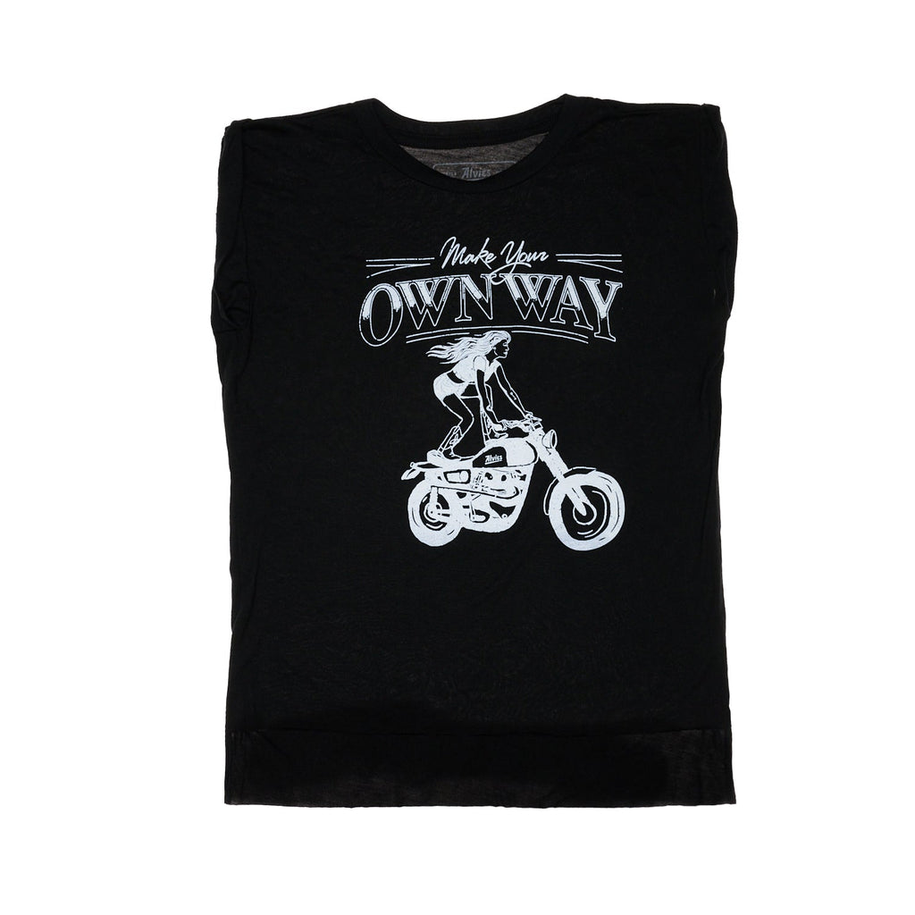 Make Your Own Way Muscle Tee by Alvies
