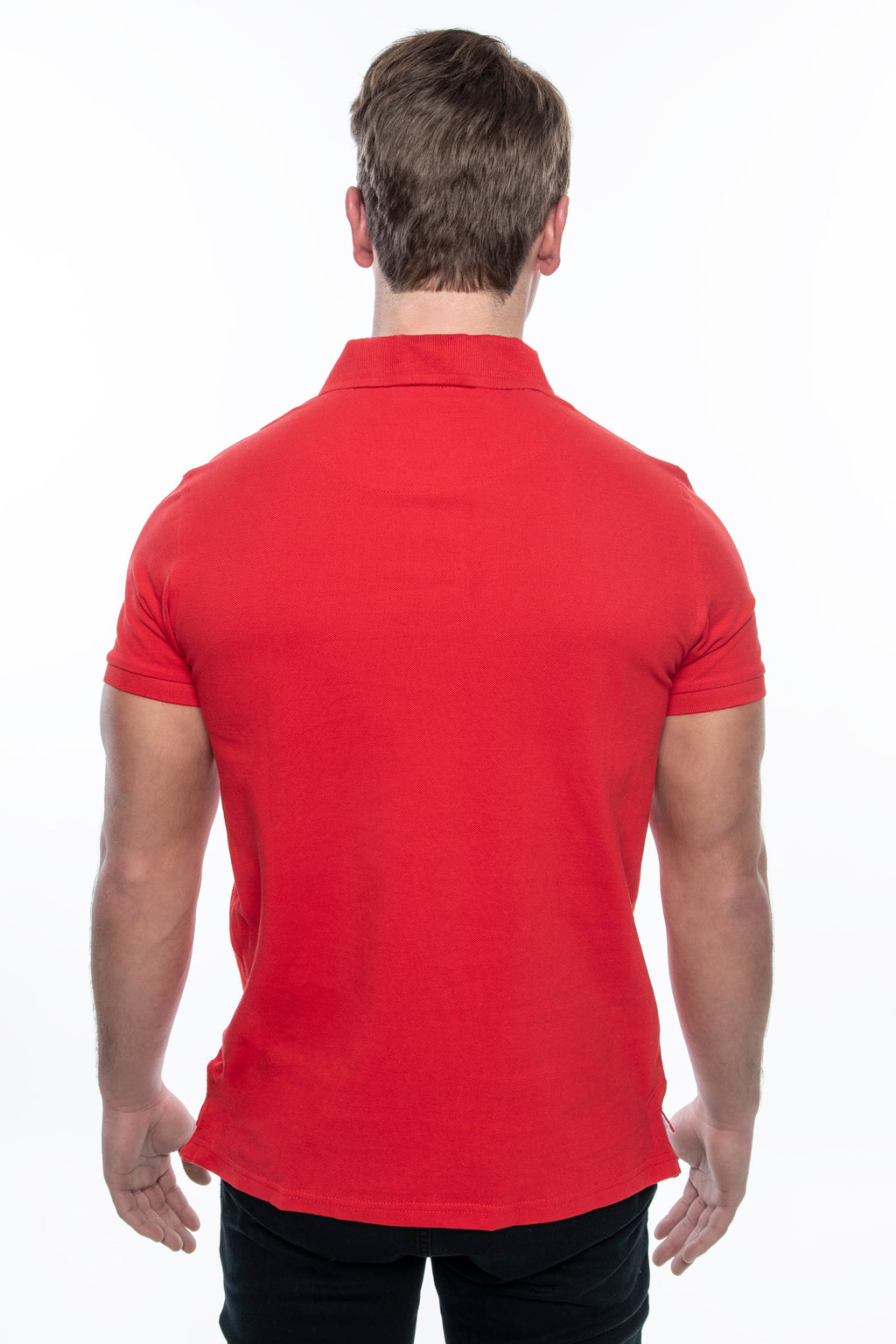 Men's Classic Fit Short Sleeve Polo Shirt (S-XXL) by Infinite Basics