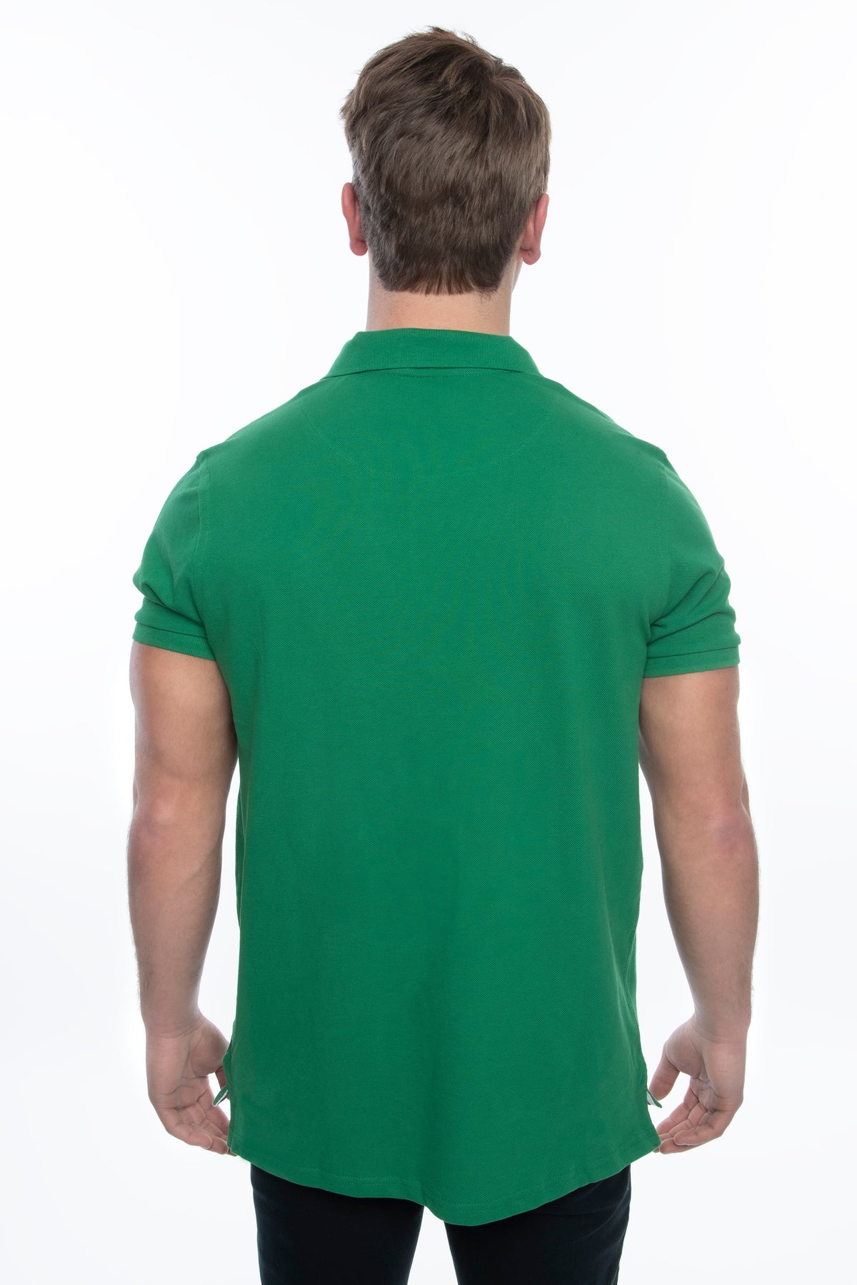Men's Classic Fit Short Sleeve Polo Shirt (S-XXL) by Infinite Basics