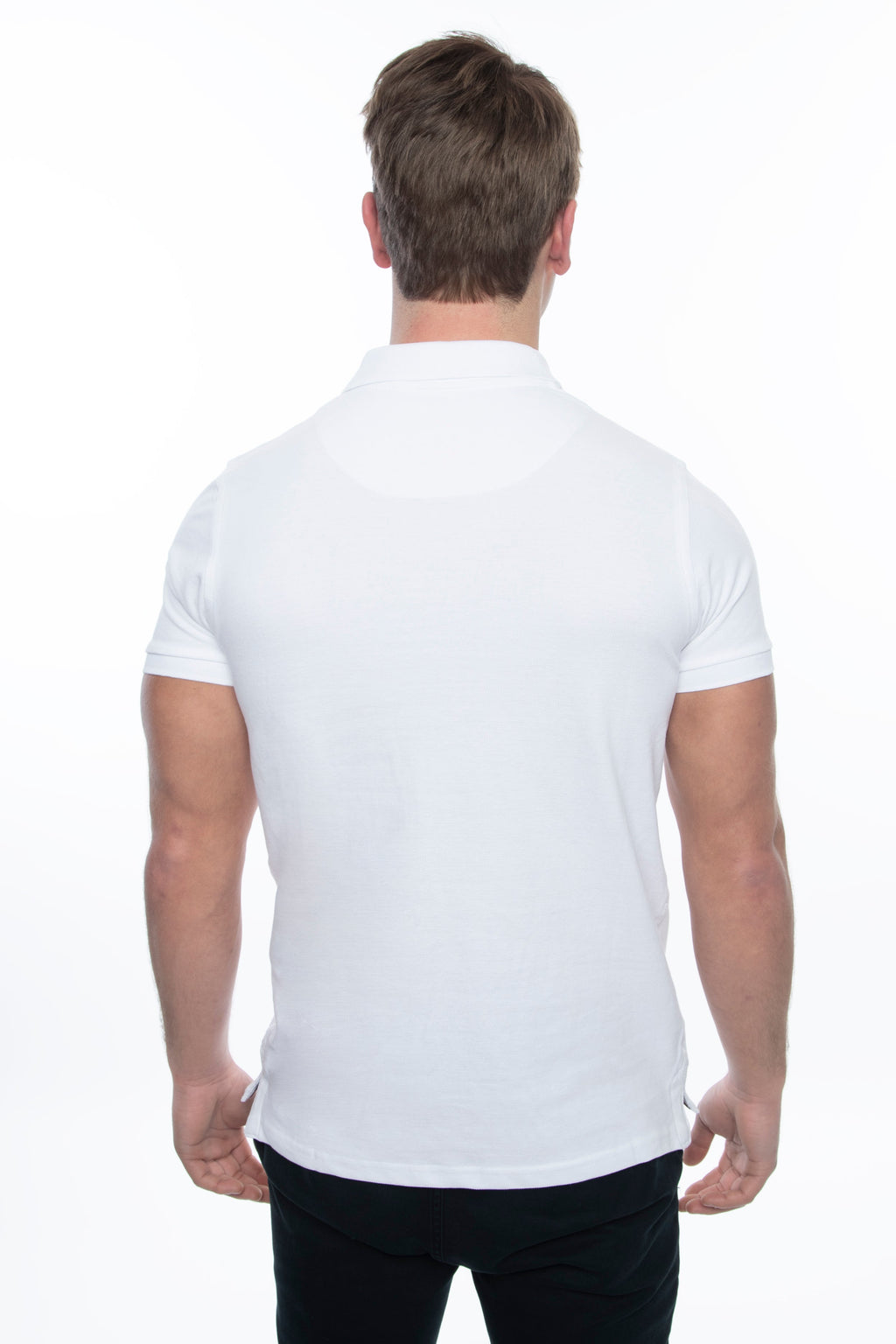 Men's Classic Fit Short Sleeve Polo Shirt (S-XXL) by Infinite Basics