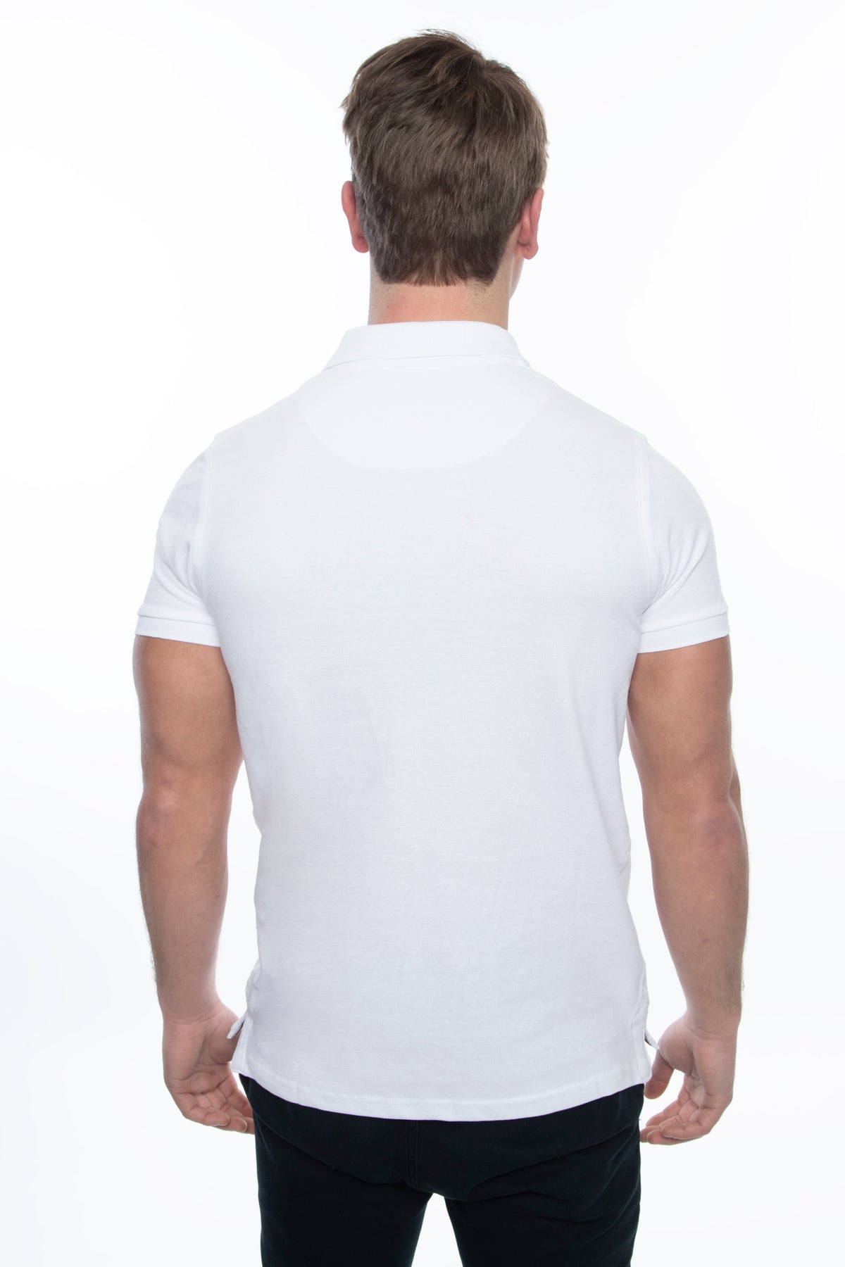 Men's Classic Fit Short Sleeve Polo Shirt (S-XXL) by Infinite Basics