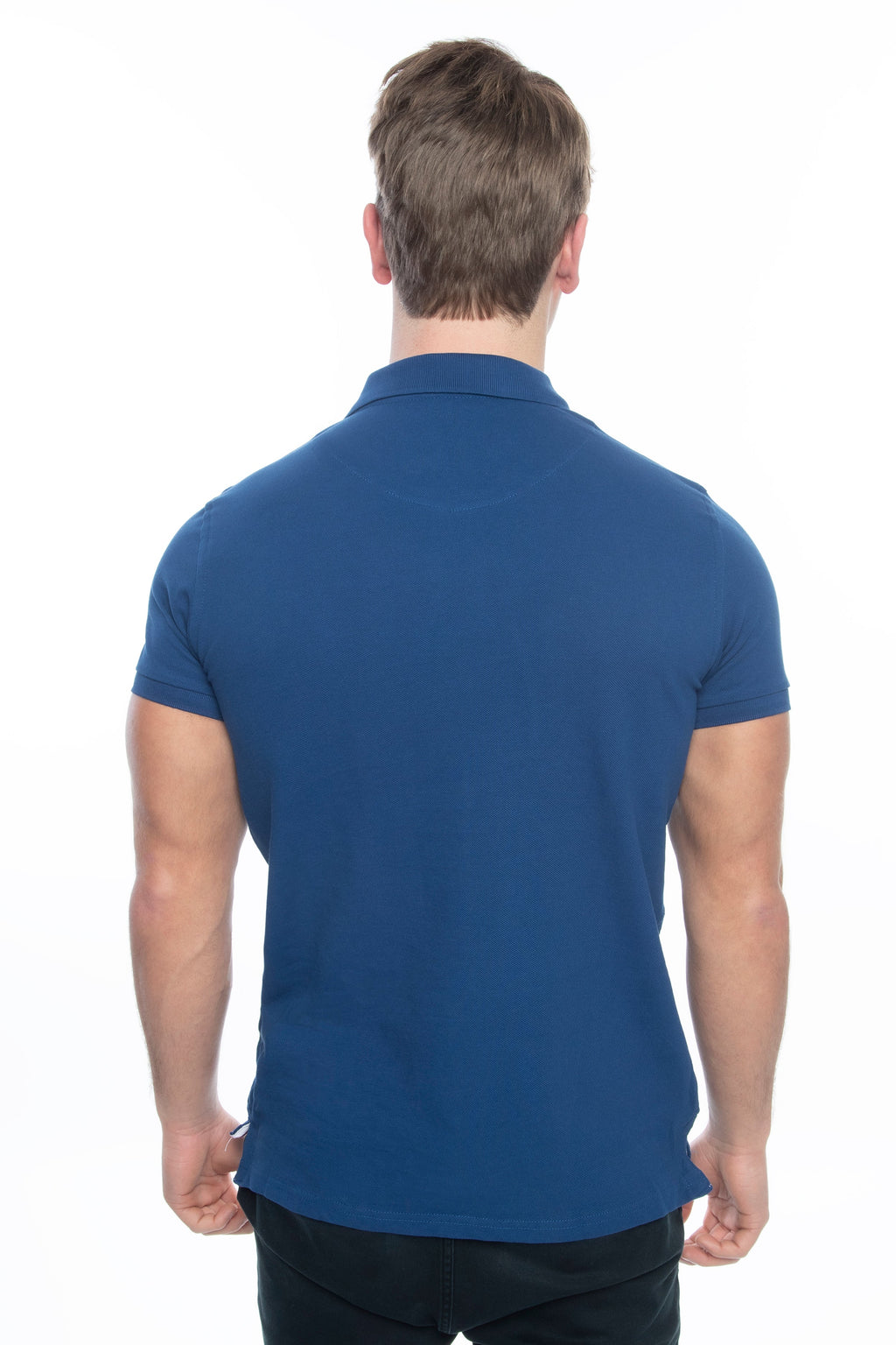 Men's Classic Fit Short Sleeve Polo Shirt (S-XXL) by Infinite Basics