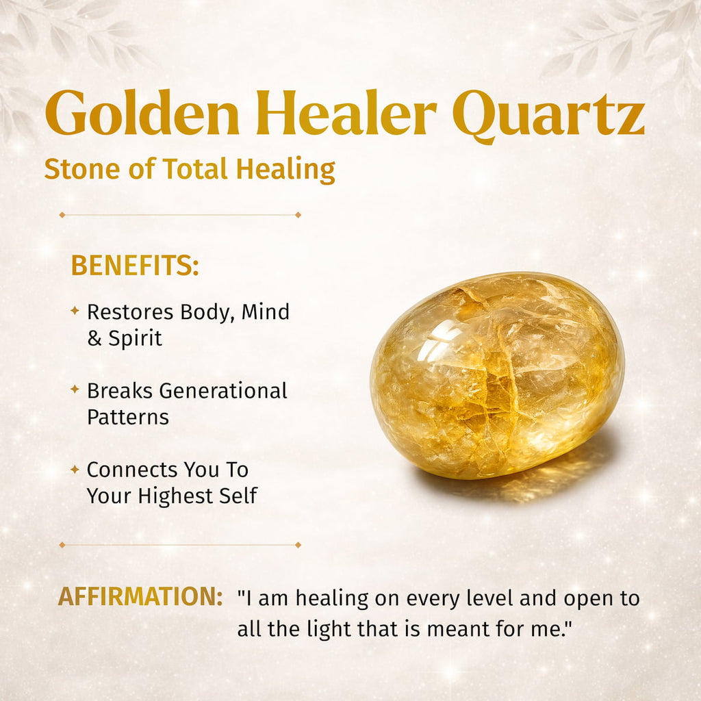 The Master Reset – Golden Healer Quartz Bracelet by Conscious Items