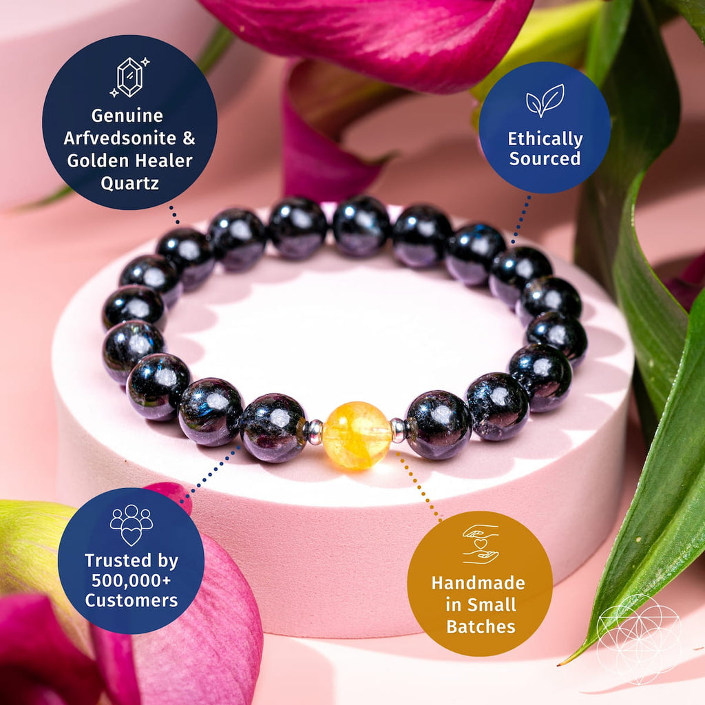 The Arfvedsonite Deep Healing Bracelet by Conscious Items
