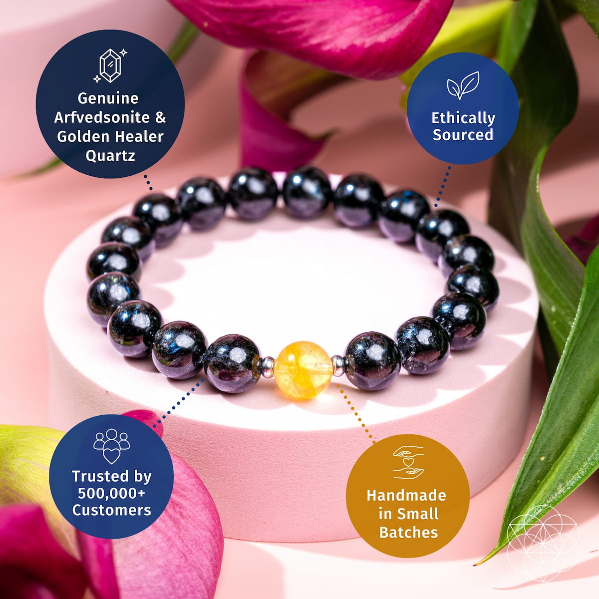 The Arfvedsonite Deep Healing Bracelet by Conscious Items