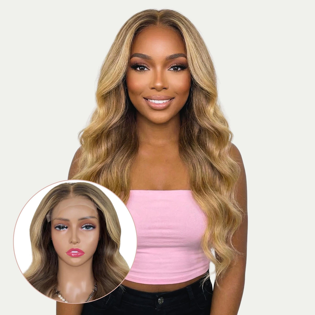 Raw Aubrey Glueless 5x5 HD Lace Professionally Colored 100% Human Hair Closure Wig by Private Label