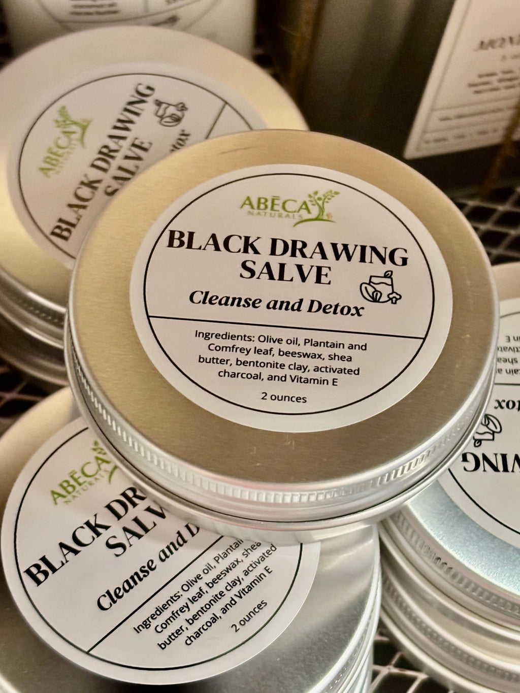 Black Drawing Salve by ABĒCA Naturals