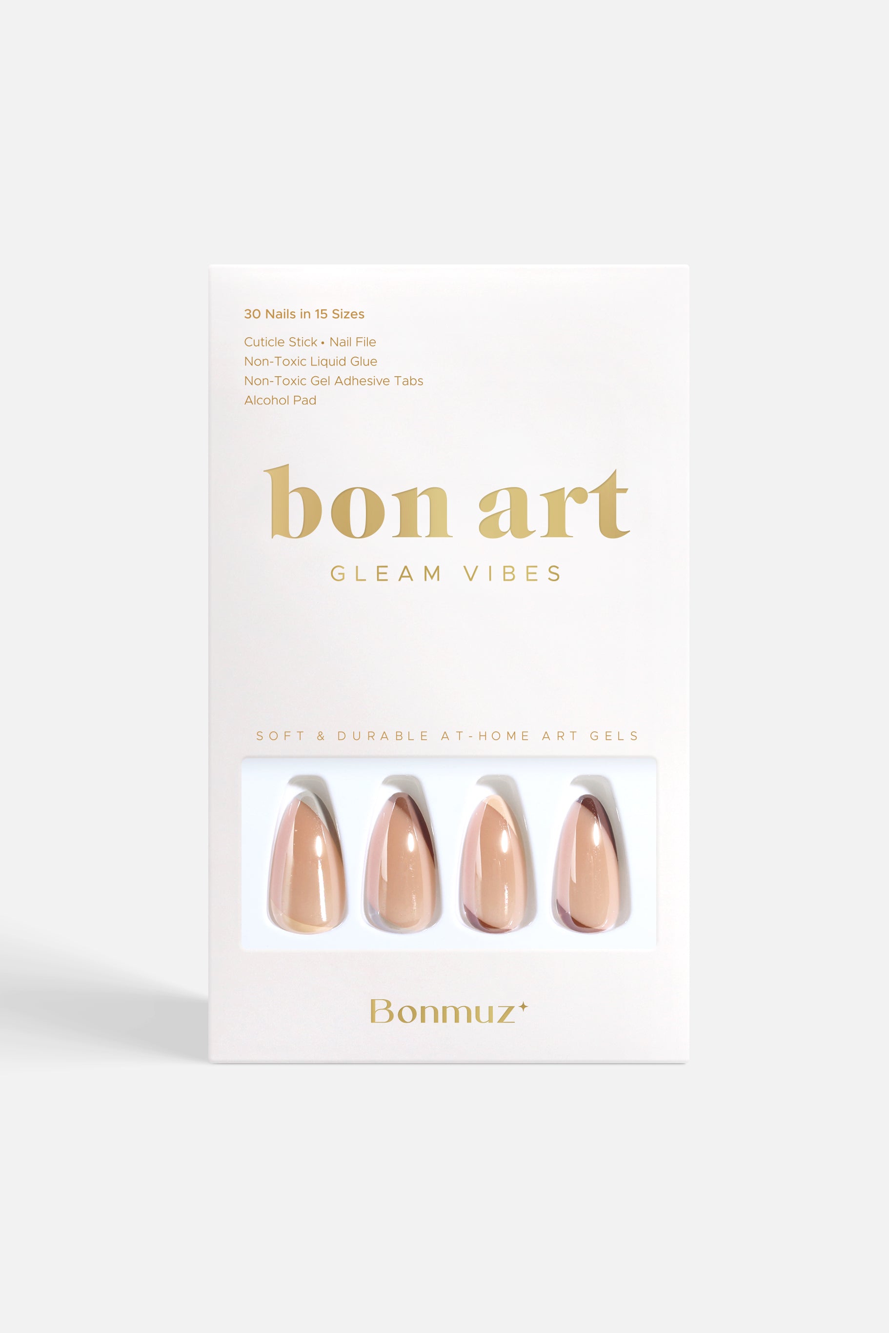 Nudeon | Soft & Durable Press-On Nails by Bonmuz