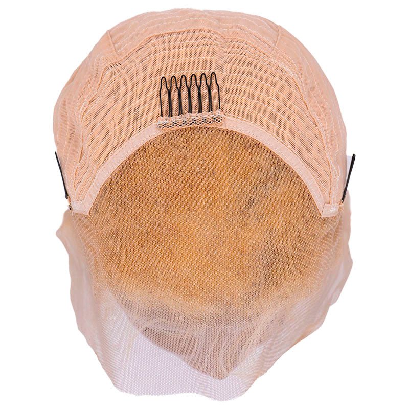 Blonde Body Wave 13x4 Transparent Lace Front Human Hair Wig by Private Label