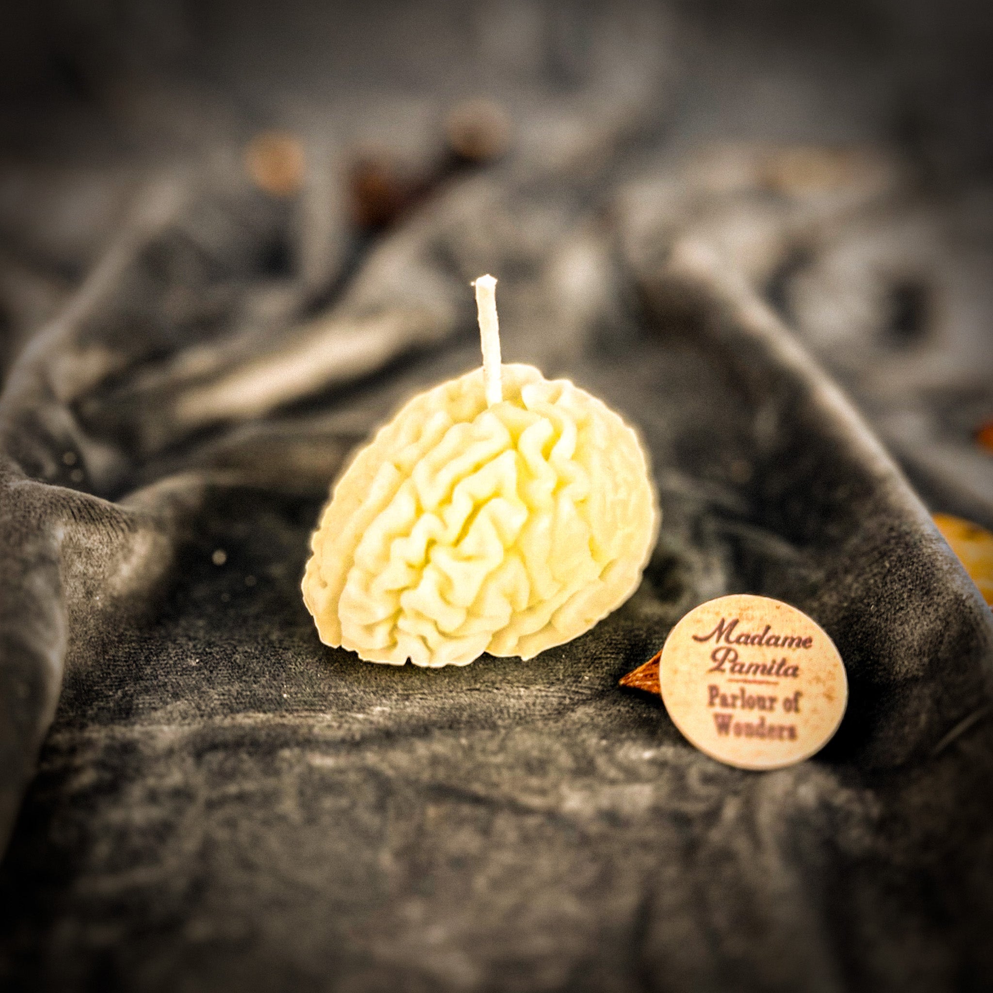 Brilliant Brain Candle Spell Kit - Mental Clarity & Focus by Parlour of Wonders