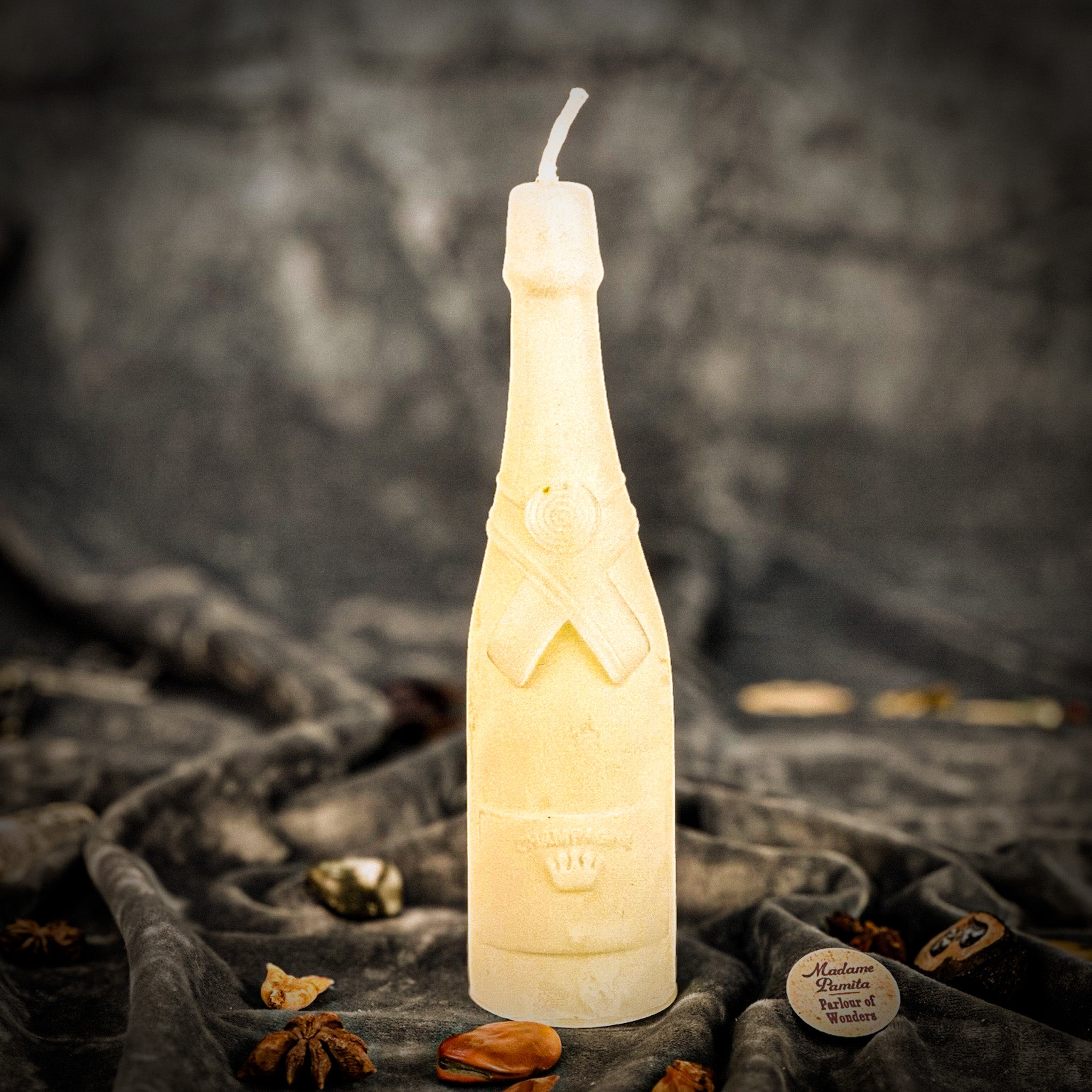 Champagne Celebration Candle Spell Kit - Success & Luxury Manifestation by Parlour of Wonders