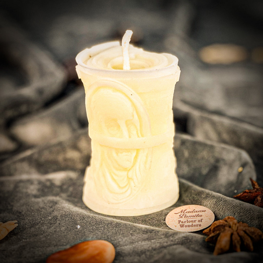 Beeswax Pay Me Spell Candle - Debt Collection & Fair Compensation by Parlour of Wonders
