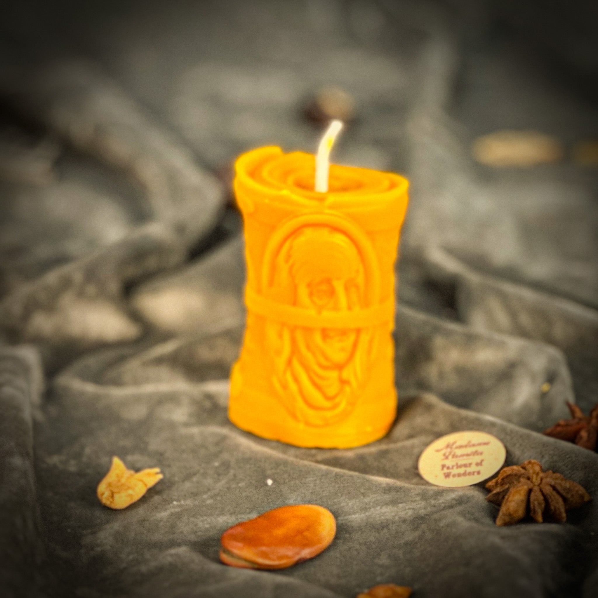 Beeswax Pay Me Spell Candle - Debt Collection & Fair Compensation by Parlour of Wonders