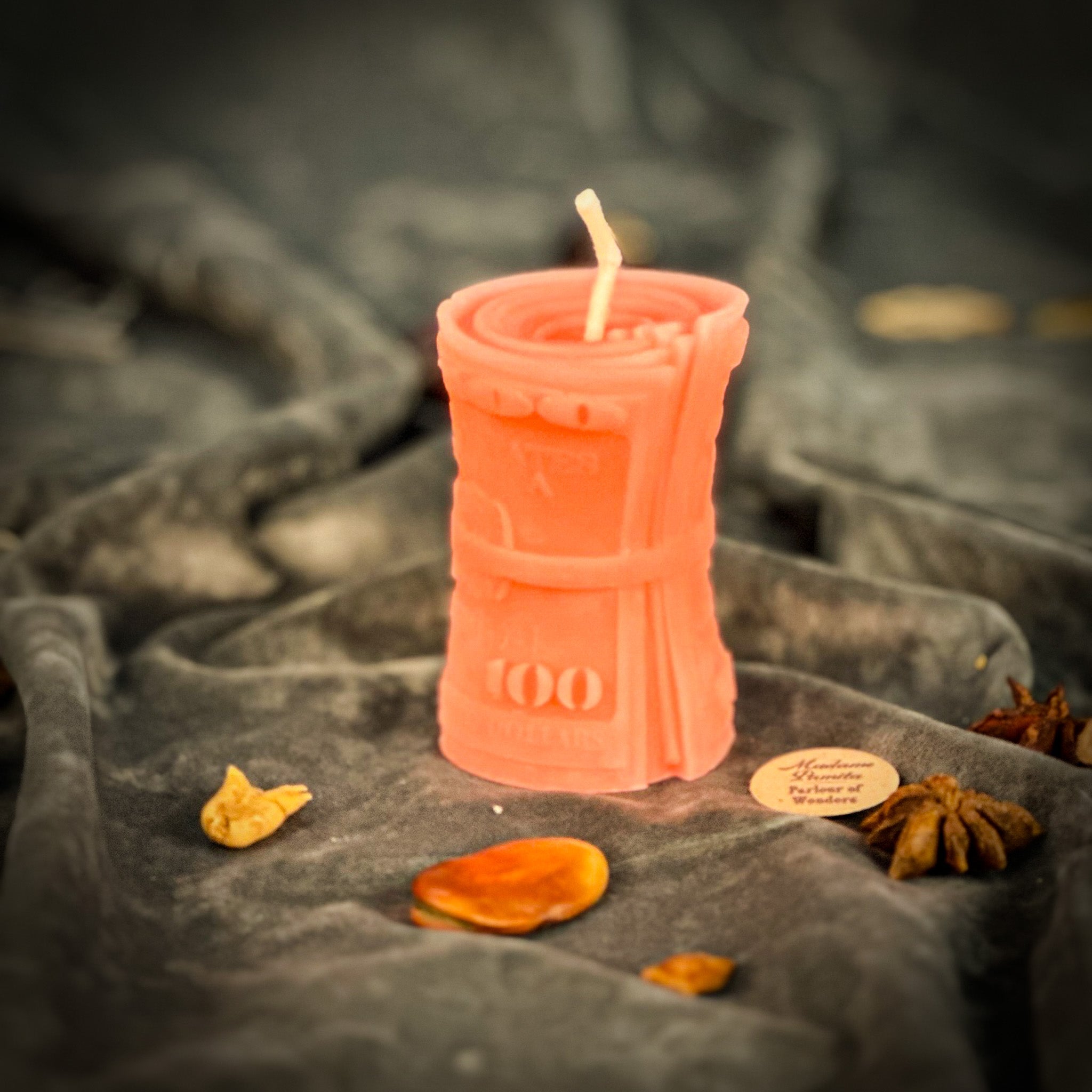 Beeswax Pay Me Spell Candle - Debt Collection & Fair Compensation by Parlour of Wonders