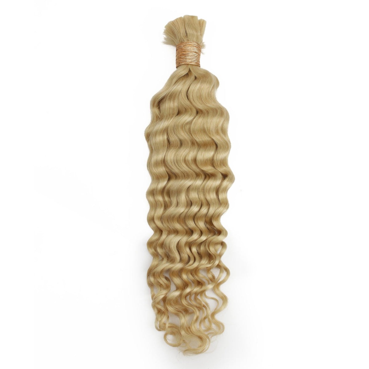 Blonde Deep Wave Bulk 100% Human Braiding Hair by Private Label